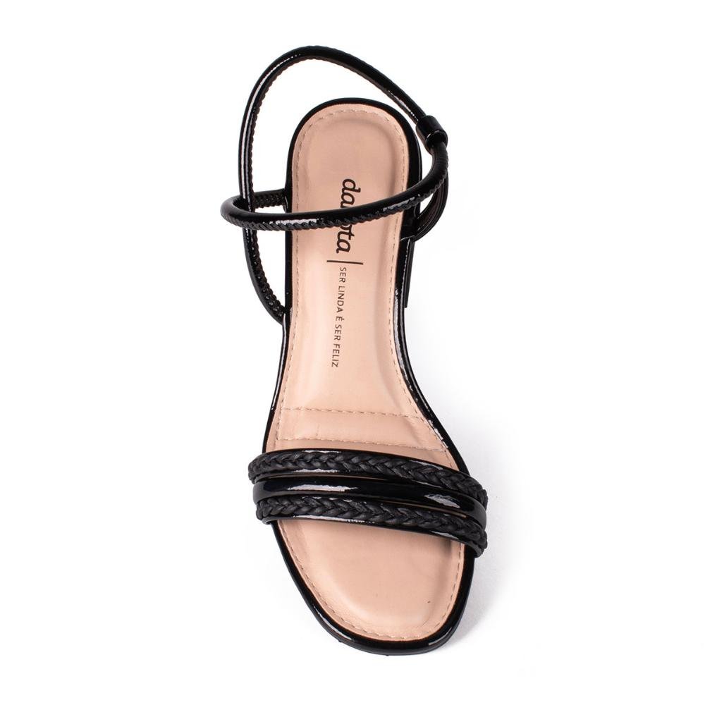 Sandália Dakota de Salto Bloco Y8431 Preto 6