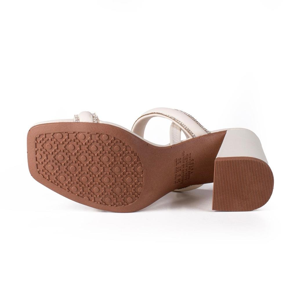 Sandália Dakota de Salto Bloco Feminina Y8361 Off White 4
