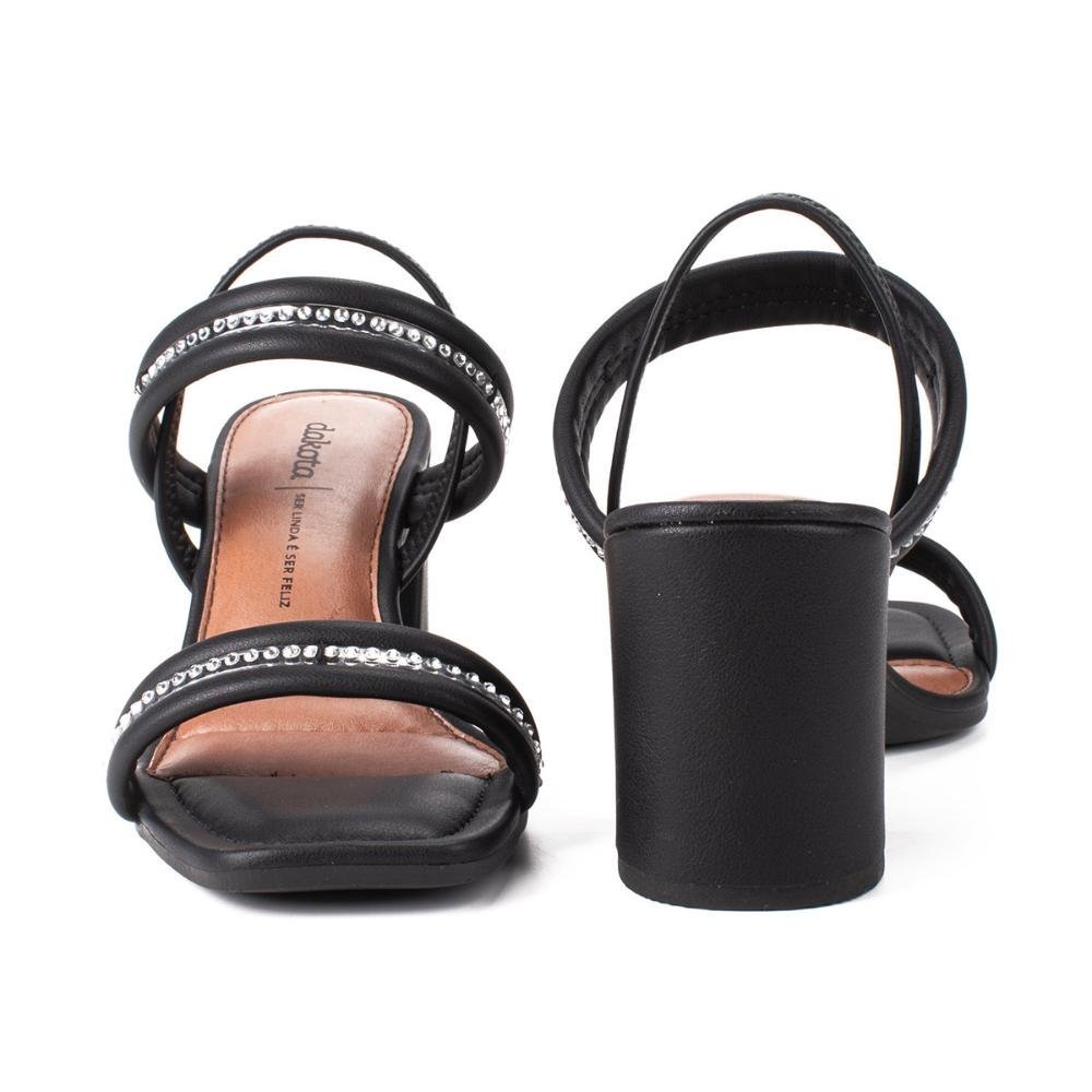 Sandália Dakota de Salto Bloco Feminina Y8391 Preto 5