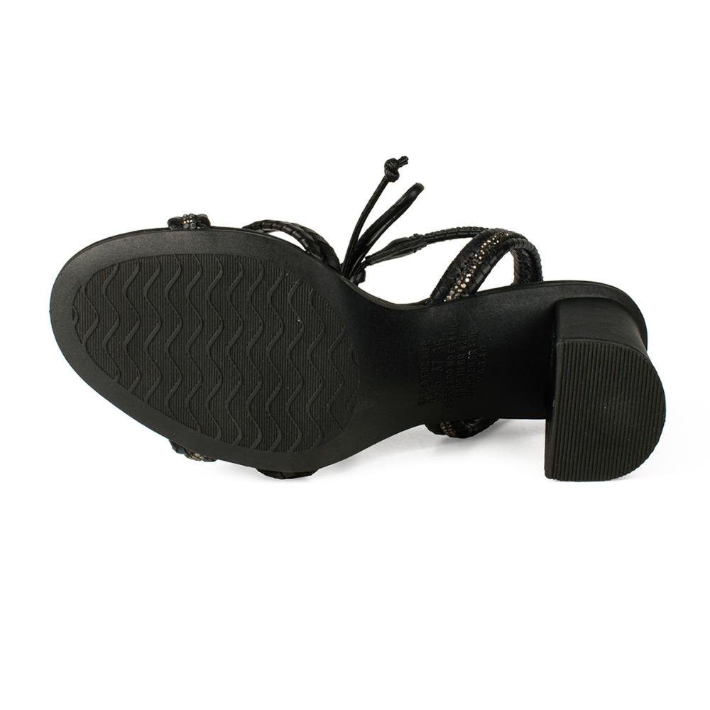Sandália Dakota de Salto Bloco Y7931 Preto 5