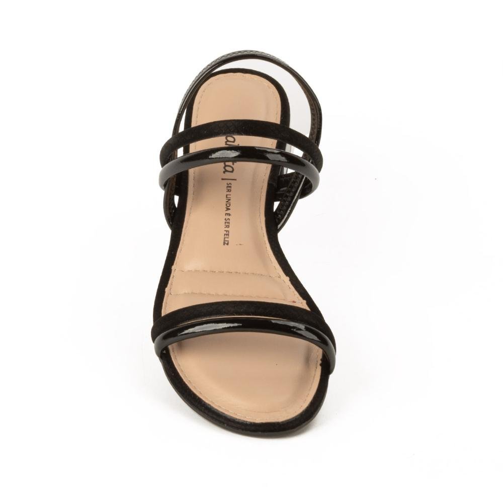 Sandália Dakota de Salto Bloco Feminina Y8051 Preto 6