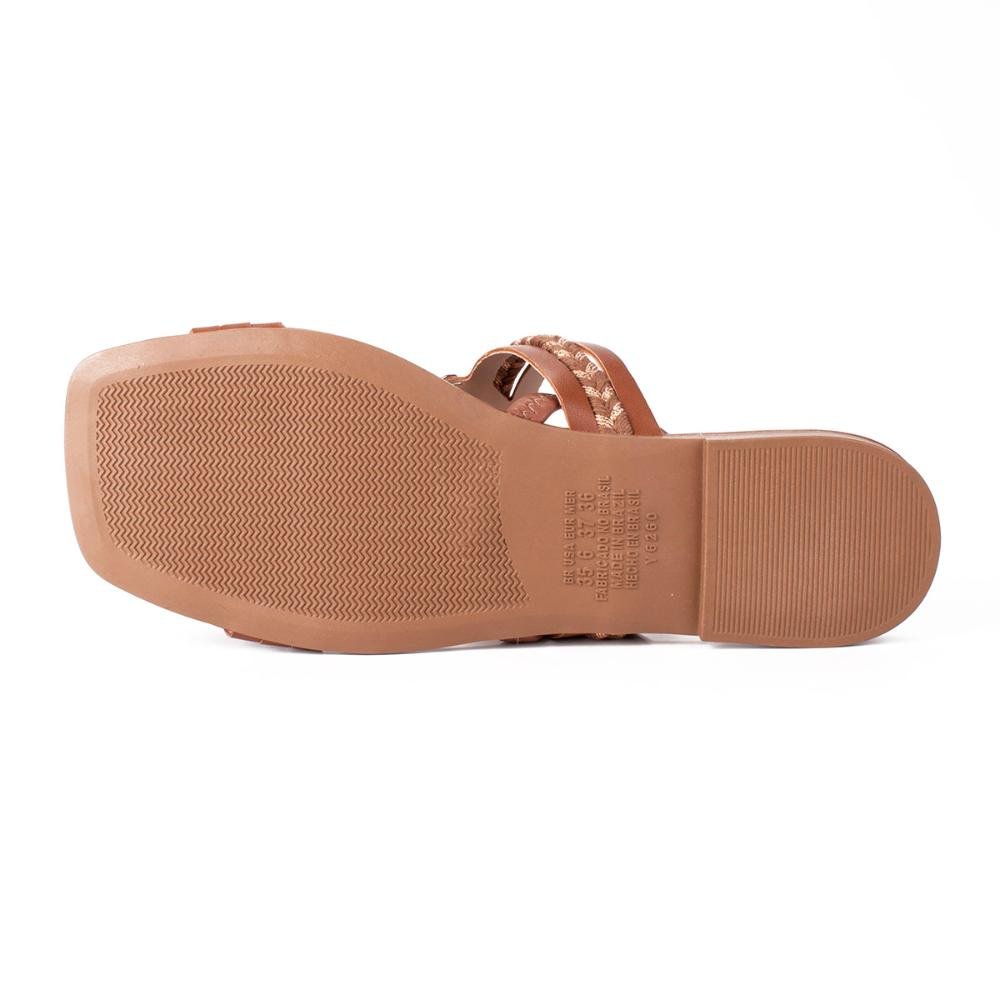 Sandália Dakota Rasteira Y7952 Marrom 4