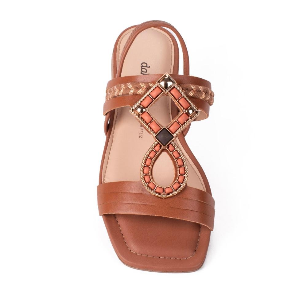 Sandália Dakota Rasteira Y7952 Marrom 6