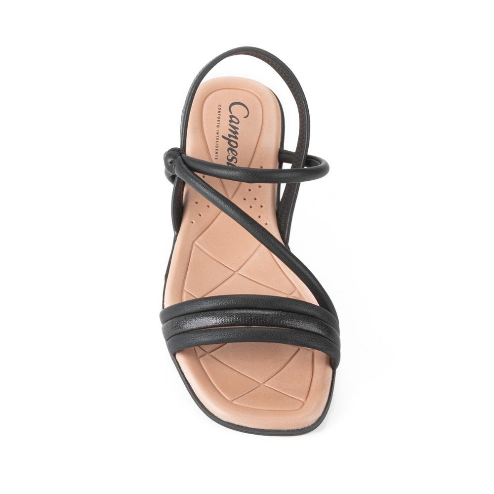 Sandália Campesí de Calce Fácil CP233 Preto 6