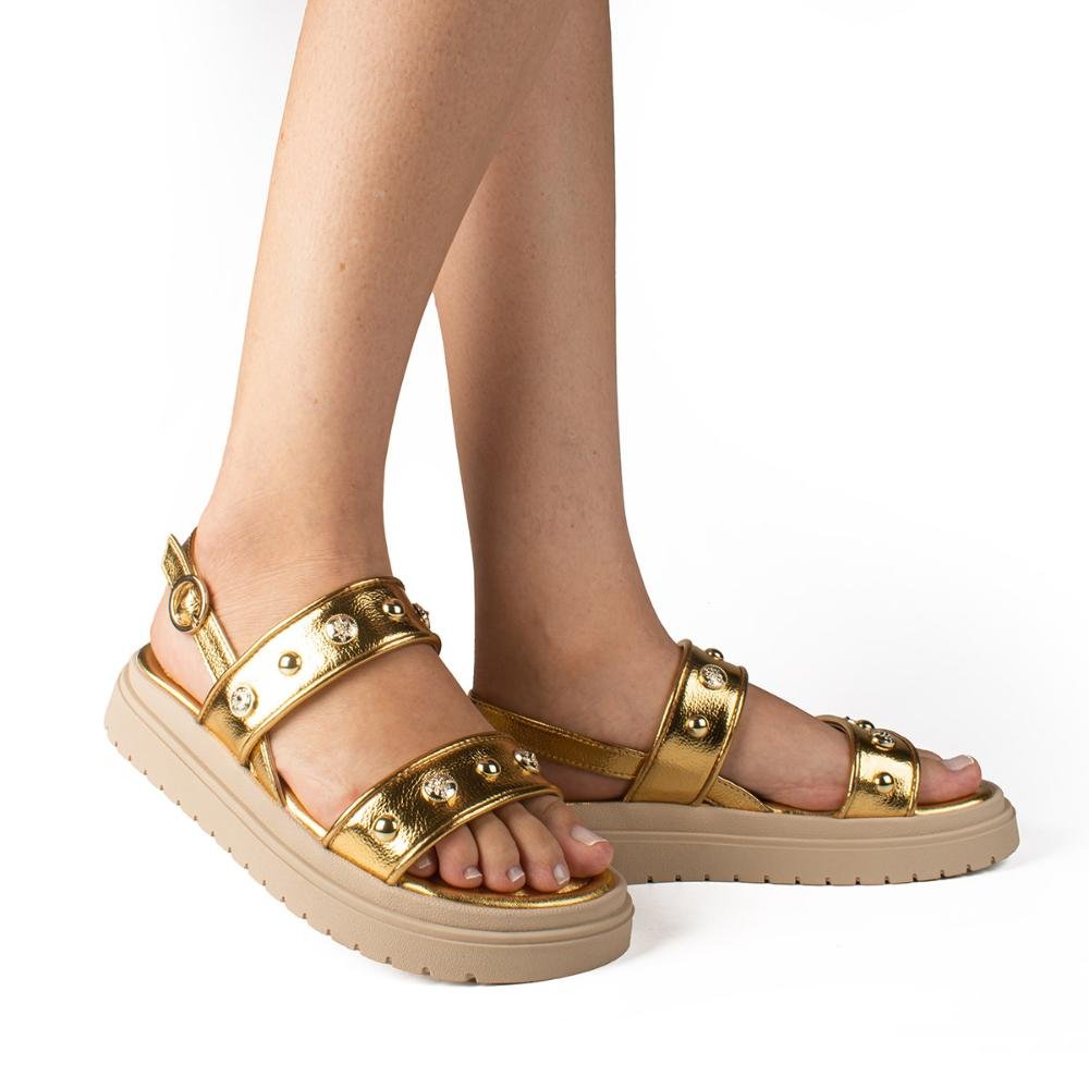 Sandália Dakota Flatform Y8131 Dourado 2