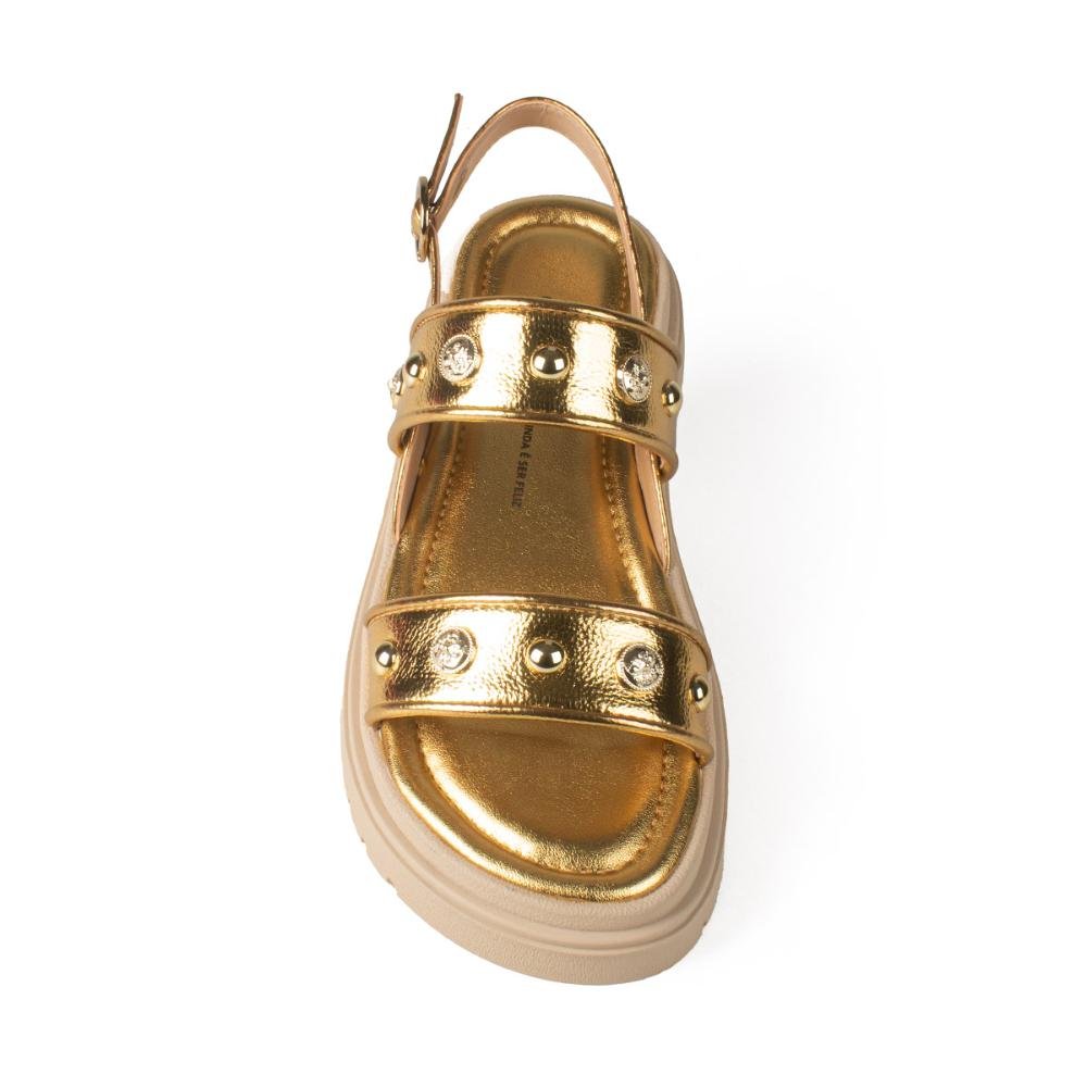 Sandália Dakota Flatform Y8131 Dourado 6