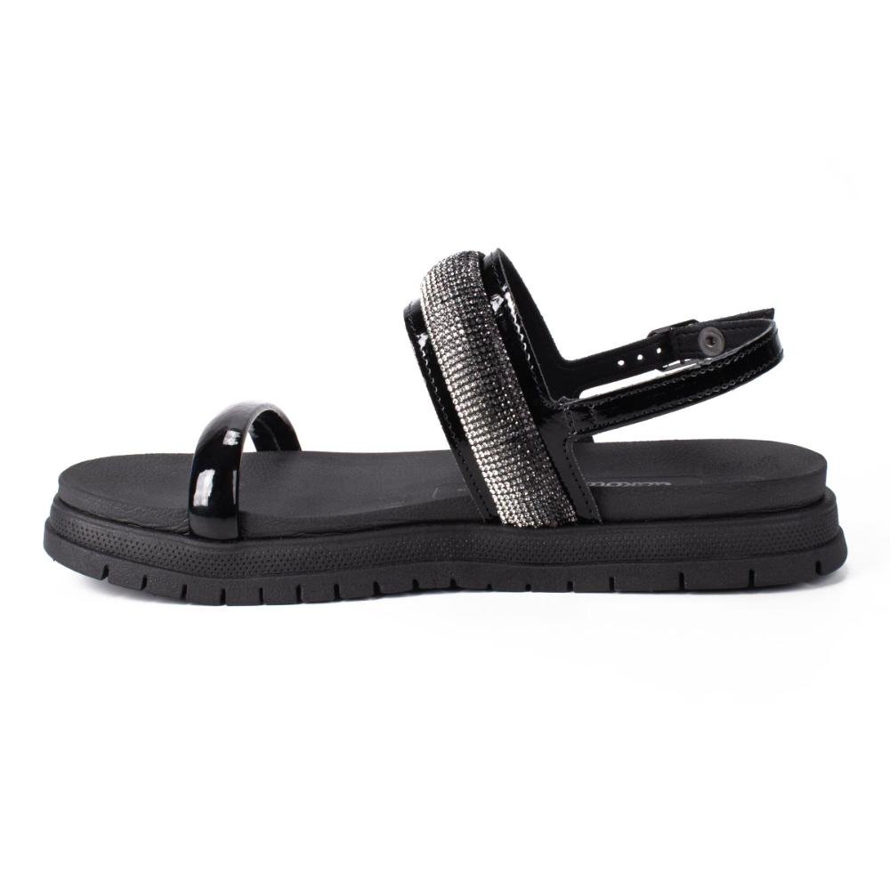 Sandália Dakota Flatform Com Brilhos Y7721 Preto 3