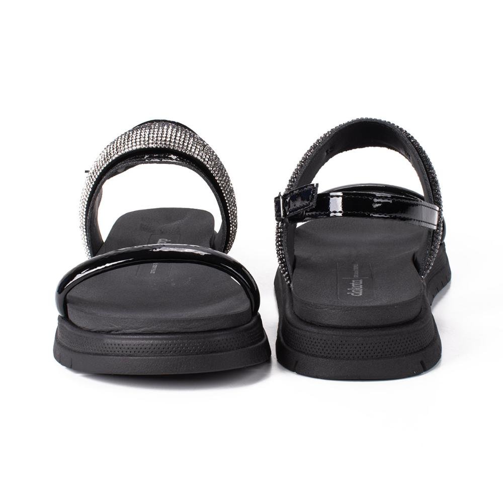 Sandália Dakota Flatform Com Brilhos Y7721 Preto 5