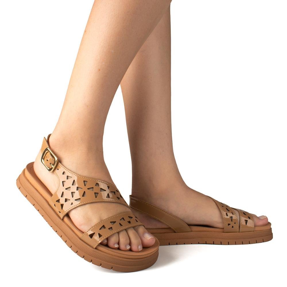Sandália Dakota Flatform Feminina Y8013 Bege 2
