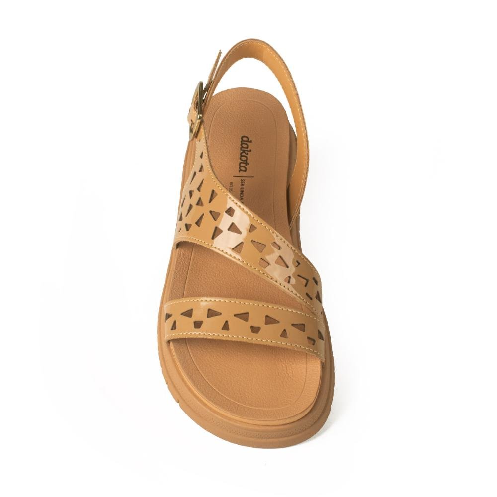 Sandália Dakota Flatform Feminina Y8013 Bege 6