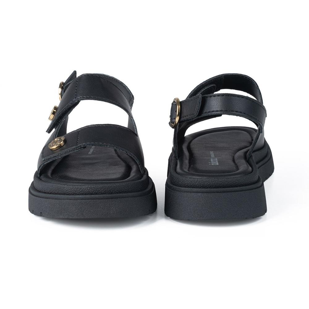 Sandália Dakota Flatform Metalizada Y8132 Preto 4