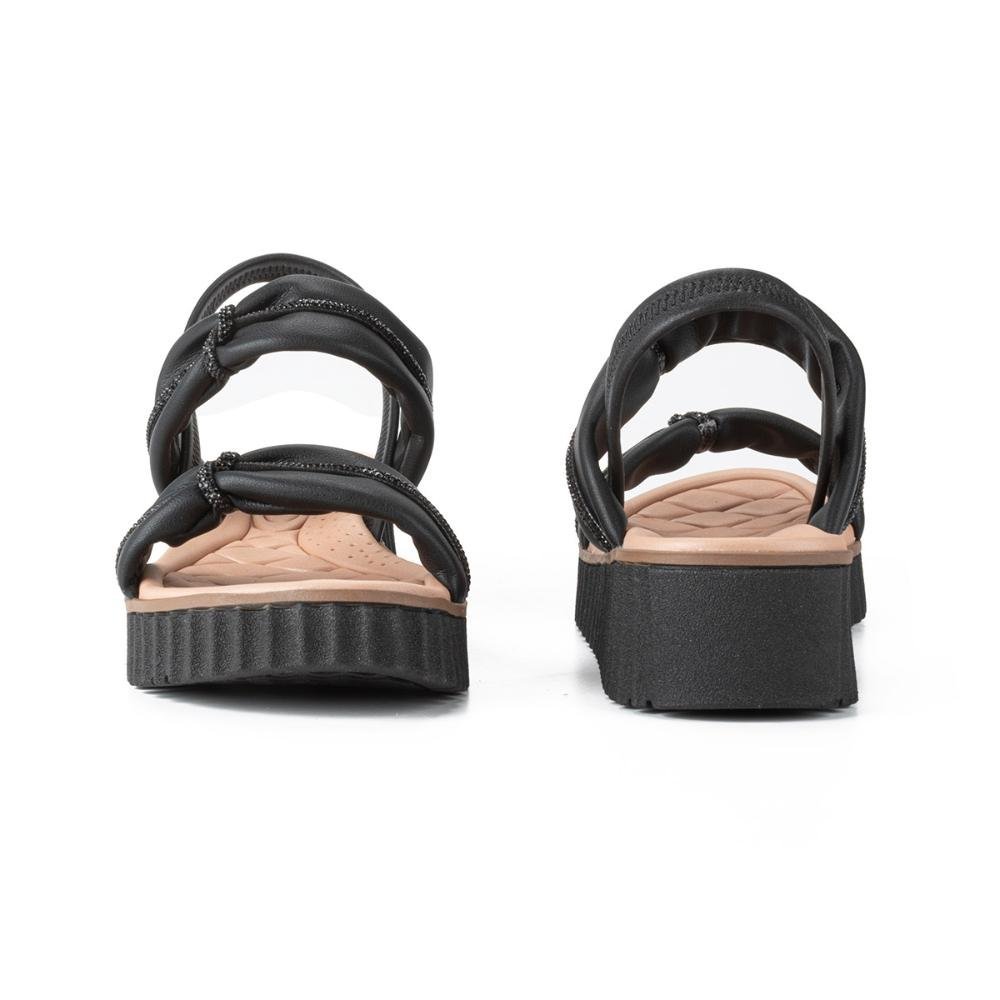 Sandália Campesí Flatform Feminina CP373 Preto 3