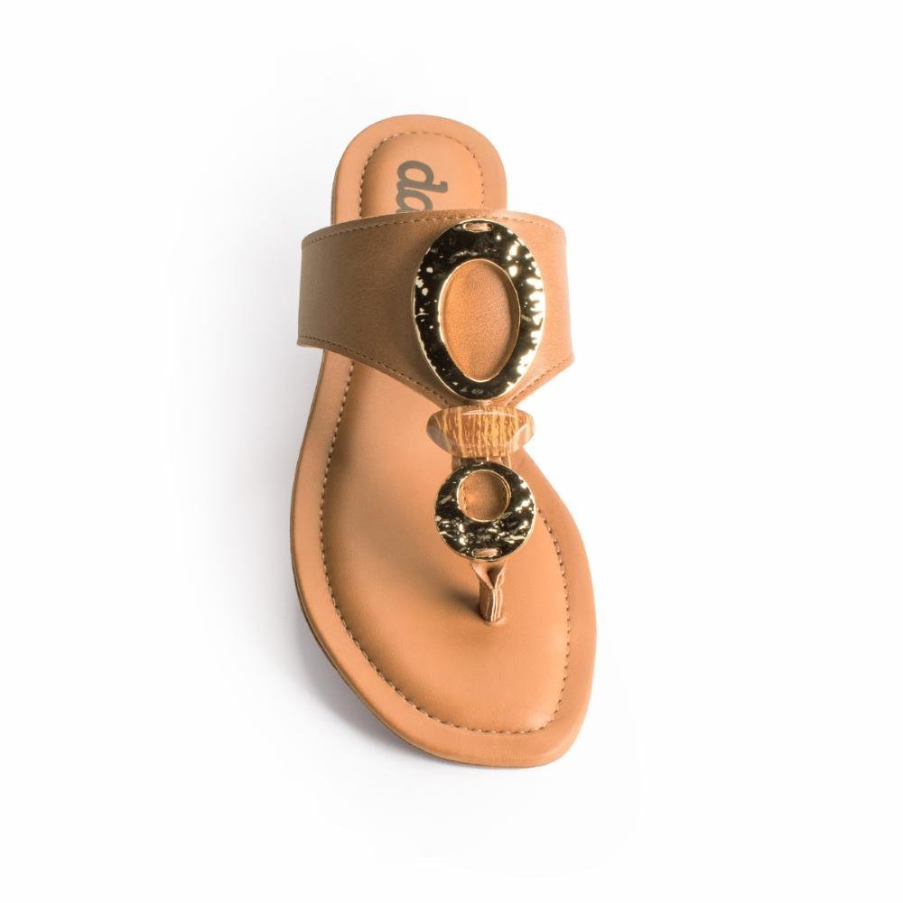 Chinelo Dakota Feminina Y7981 Bege 6
