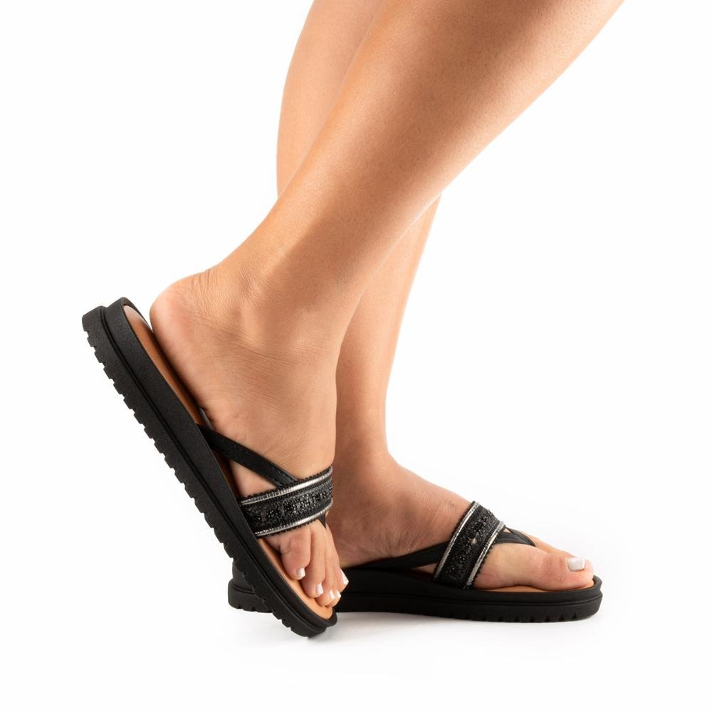 Chinelo Mississipi Flatform MB481 Preto 2