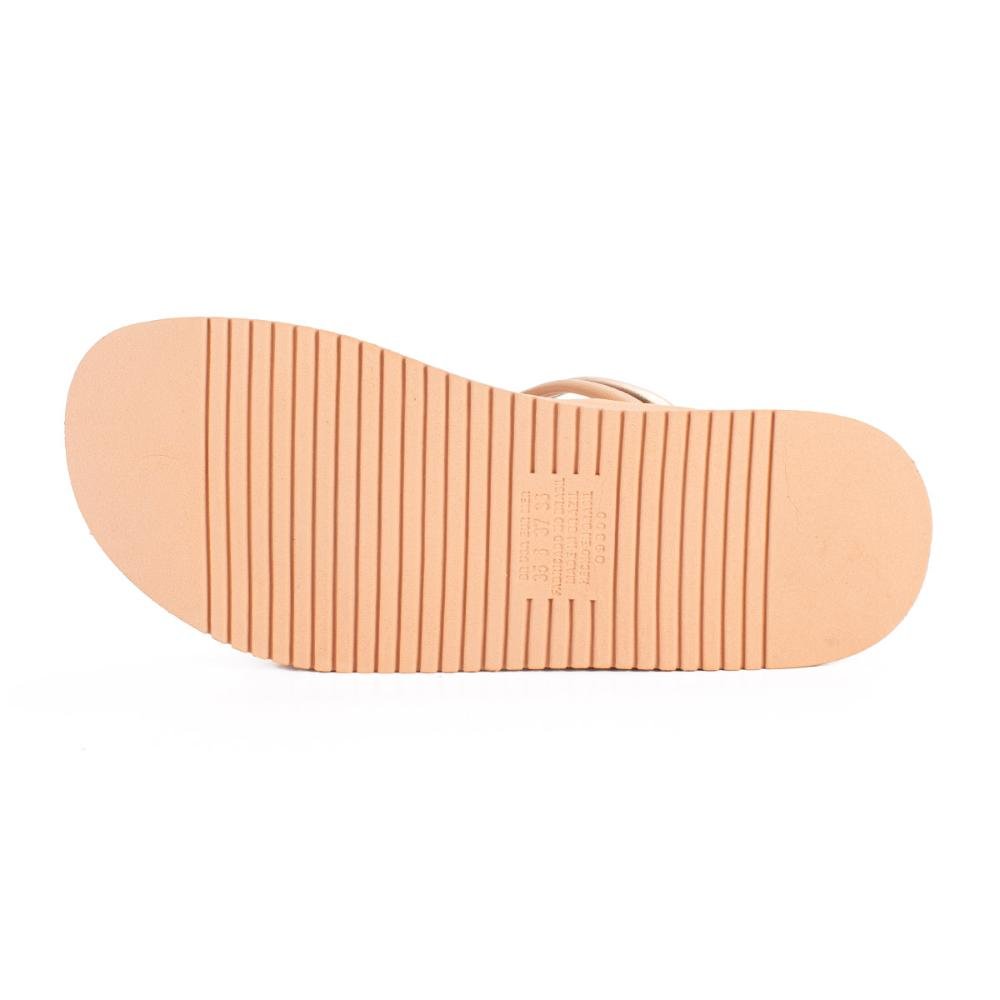 Sandália Mississipi Flatform MB533 Bege 5