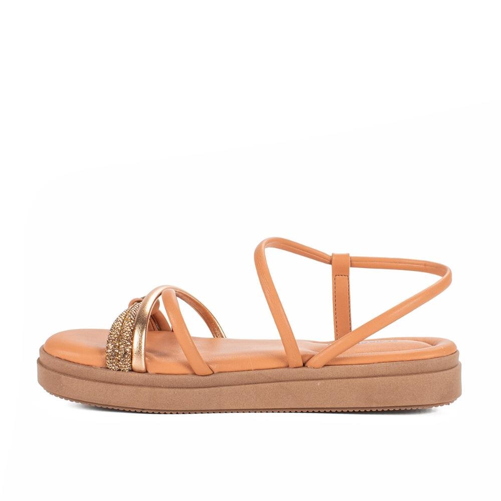 Sandália Mississipi Flatform MB513 Marrom 2