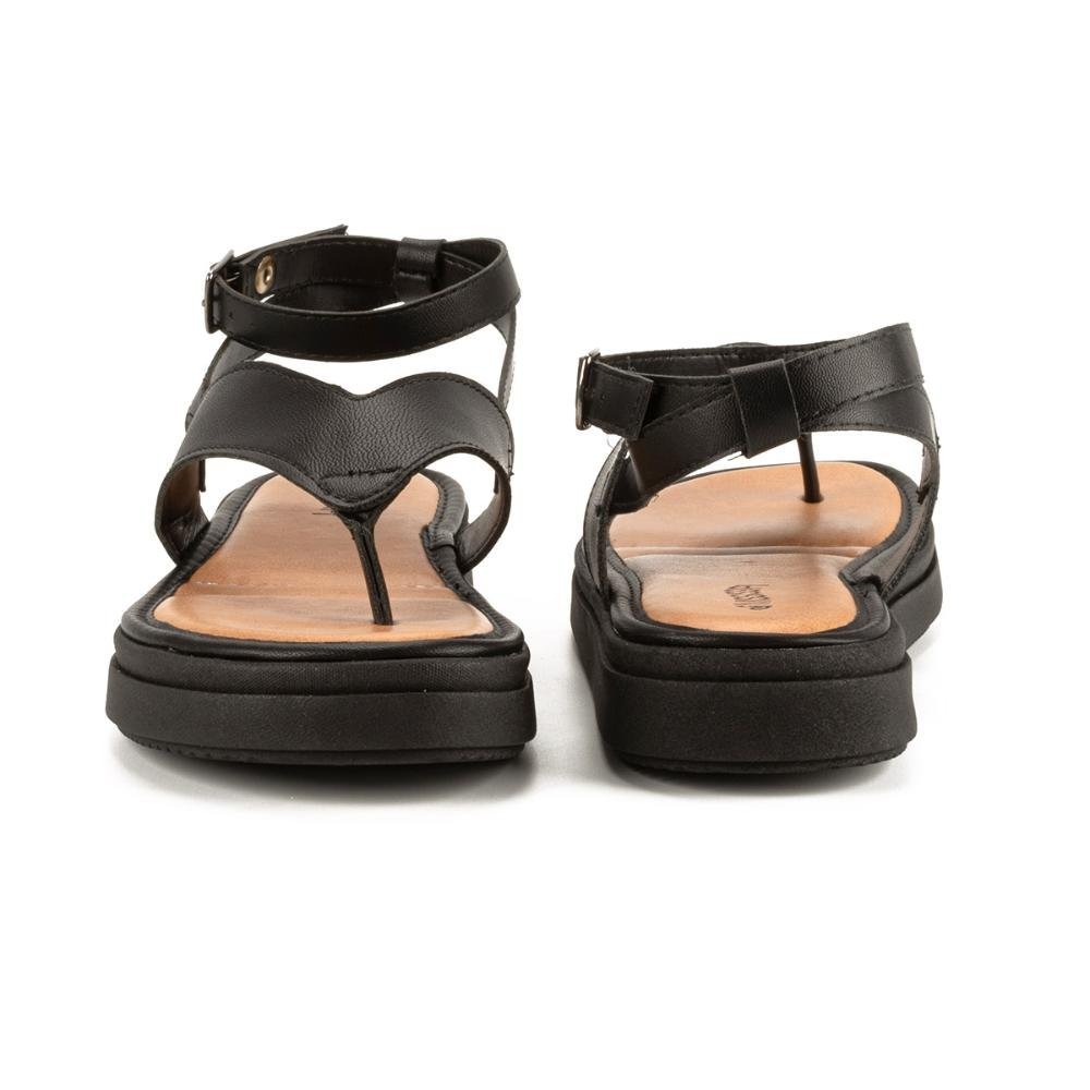 Sandália Mississipi Flatform Metalizada MB522 Preto 4