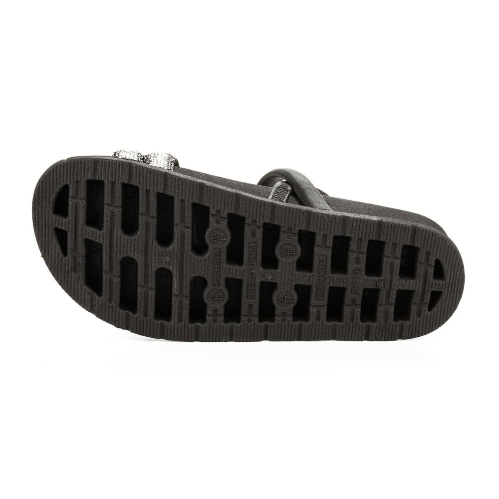Sandália Mississipi Flatform Com Brilhos MB072 Preto 5