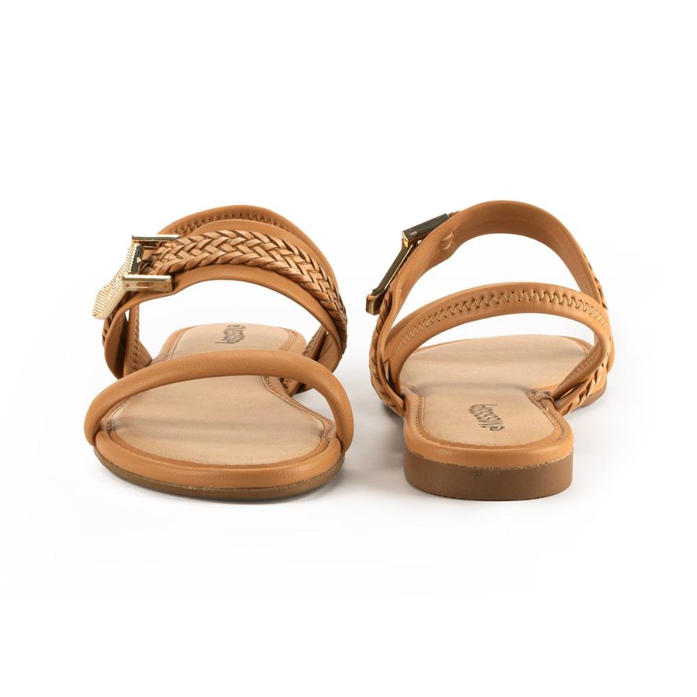 Sandália Mississipi Rasteira MB392 Marrom 4
