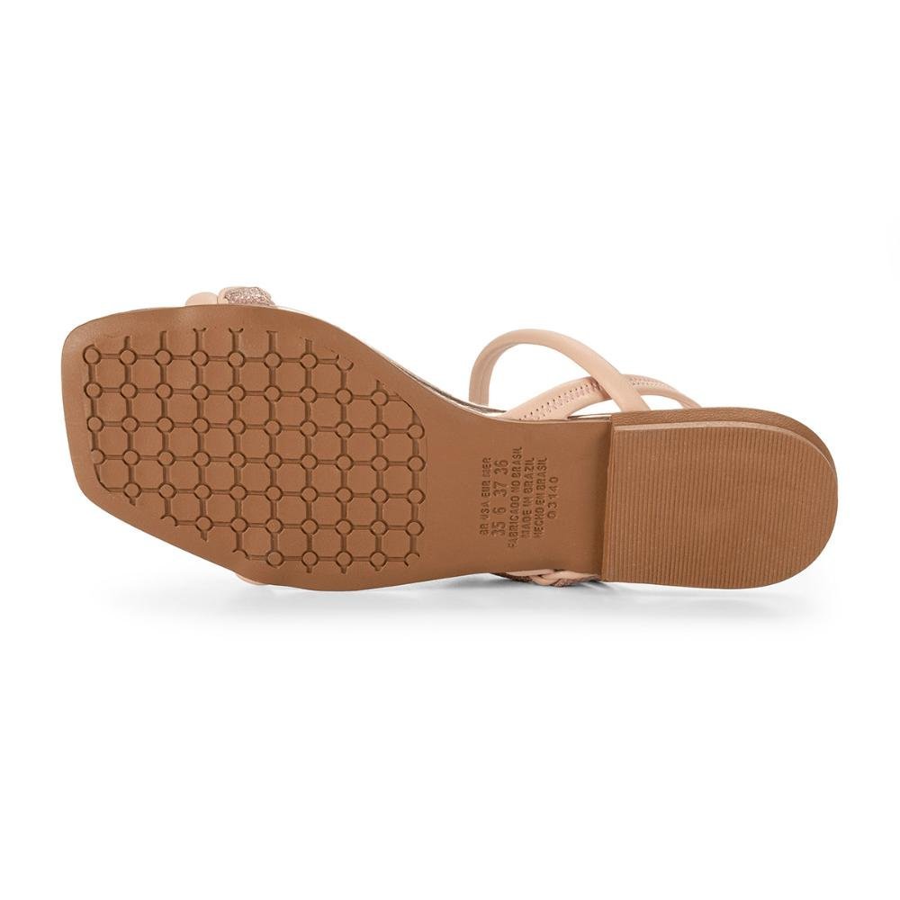 Sandália Mississipi Rasteira Feminina MI954 Off White 5