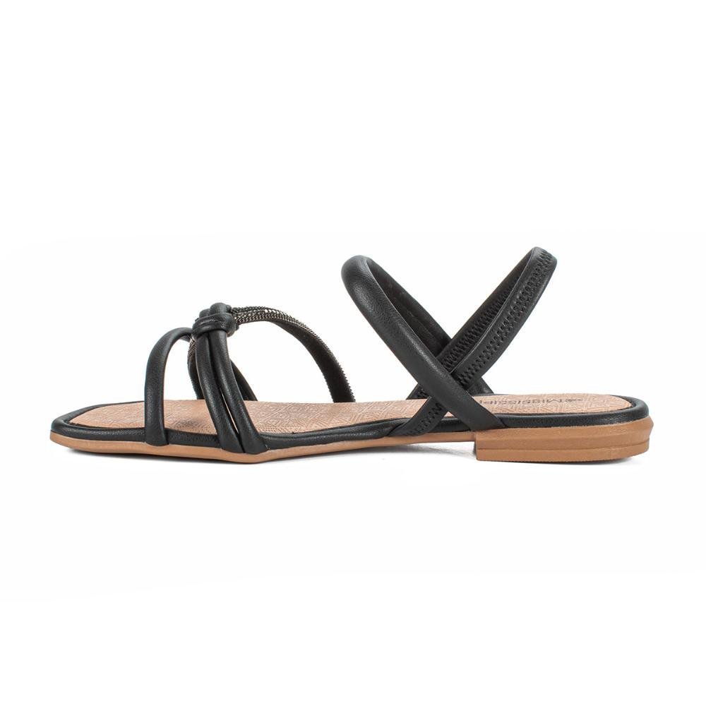 Sandália Mississipi Rasteira Feminina MB753 Preto 3