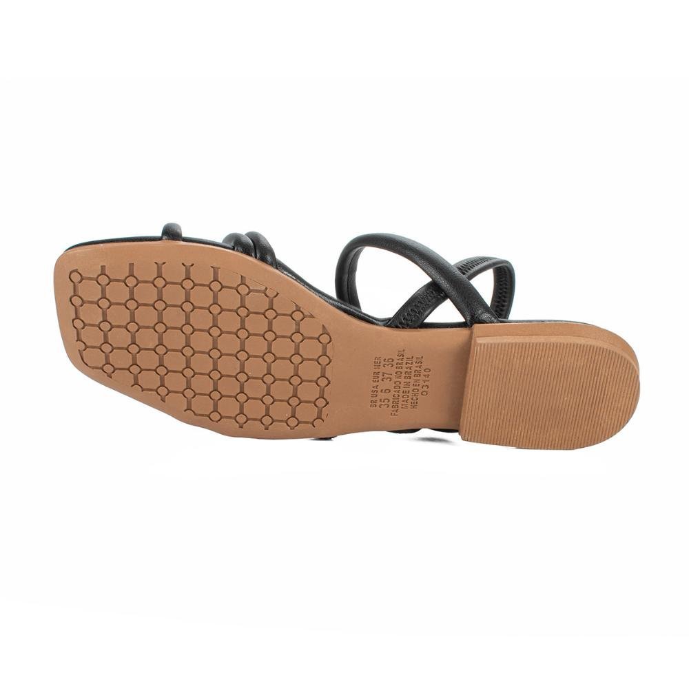 Sandália Mississipi Rasteira Feminina MB753 Preto 5