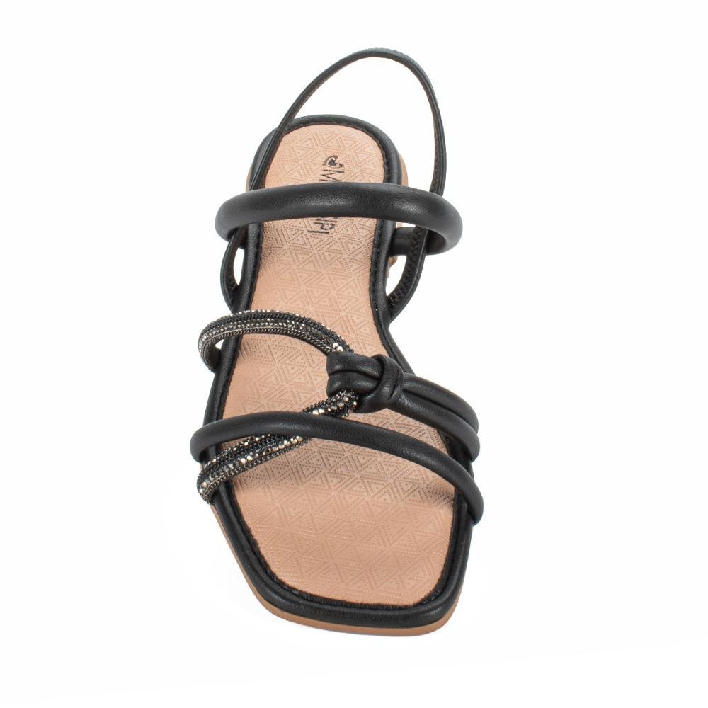 Sandália Mississipi Rasteira Feminina MB753 Preto 6