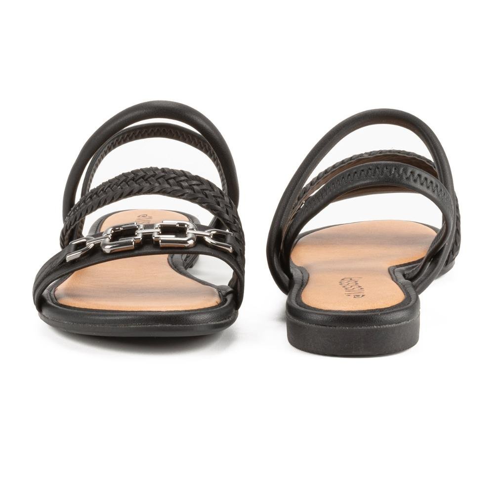 Sandália Mississipi Rasteira Feminina MB393 Preto 4