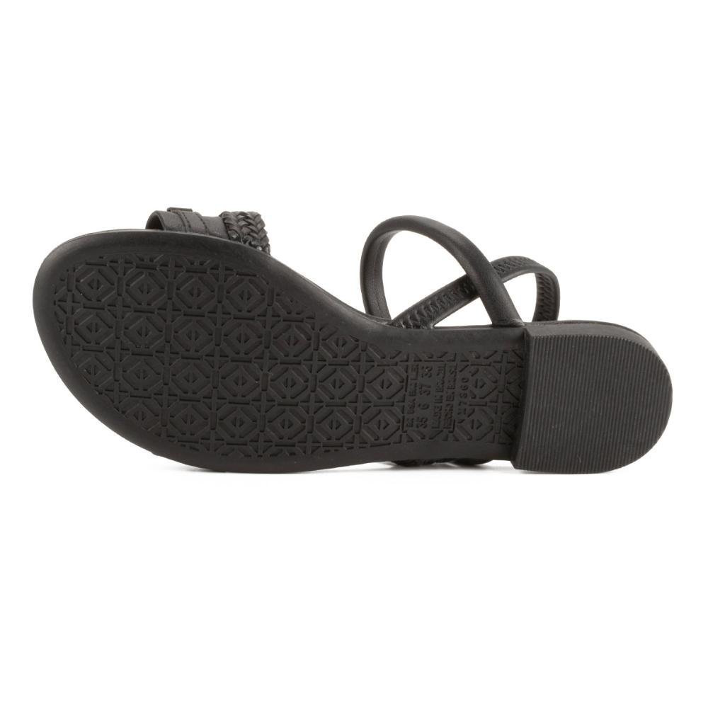Sandália Mississipi Rasteira Feminina MB393 Preto 5