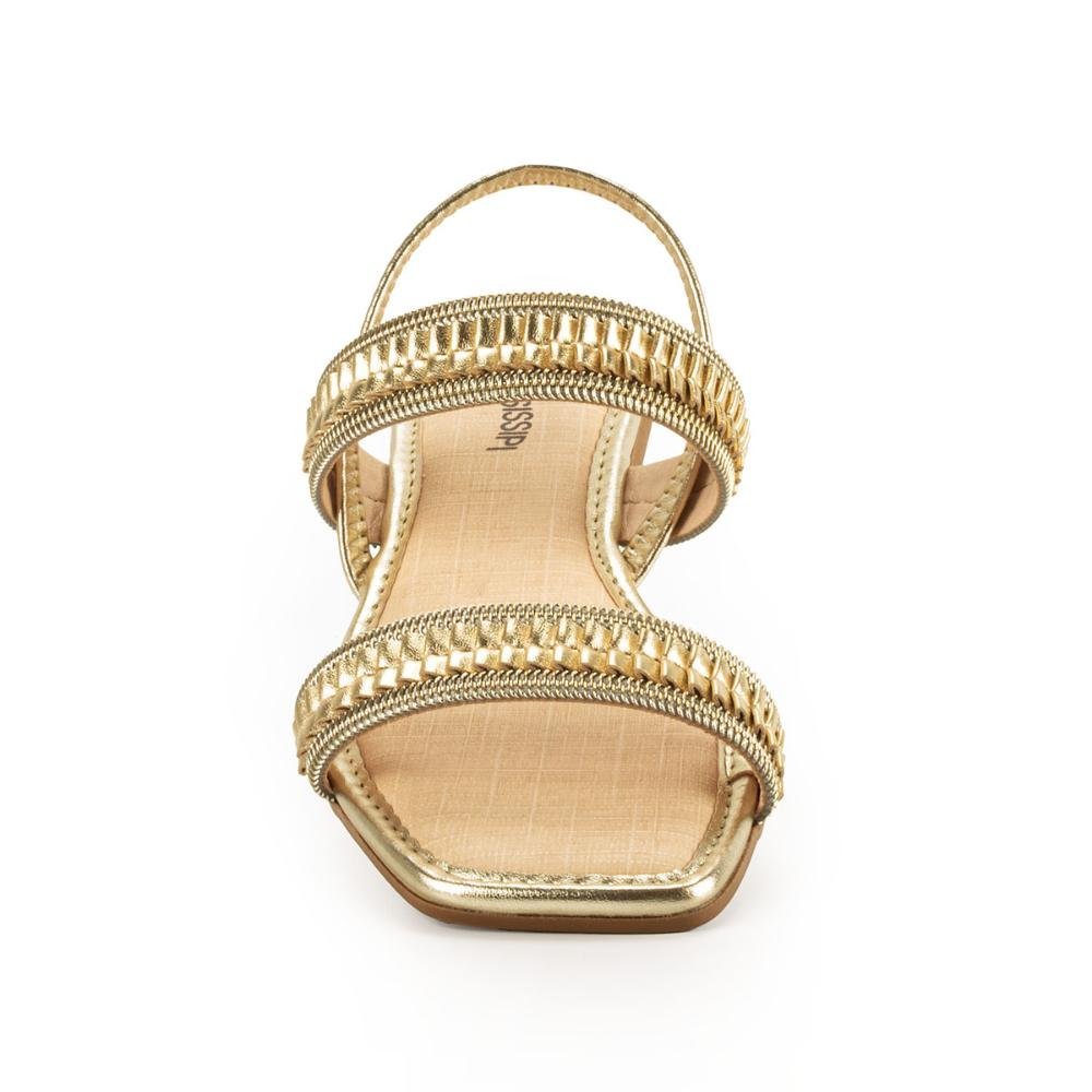 Sandália Mississipi Rasteira MB182 Dourado 6