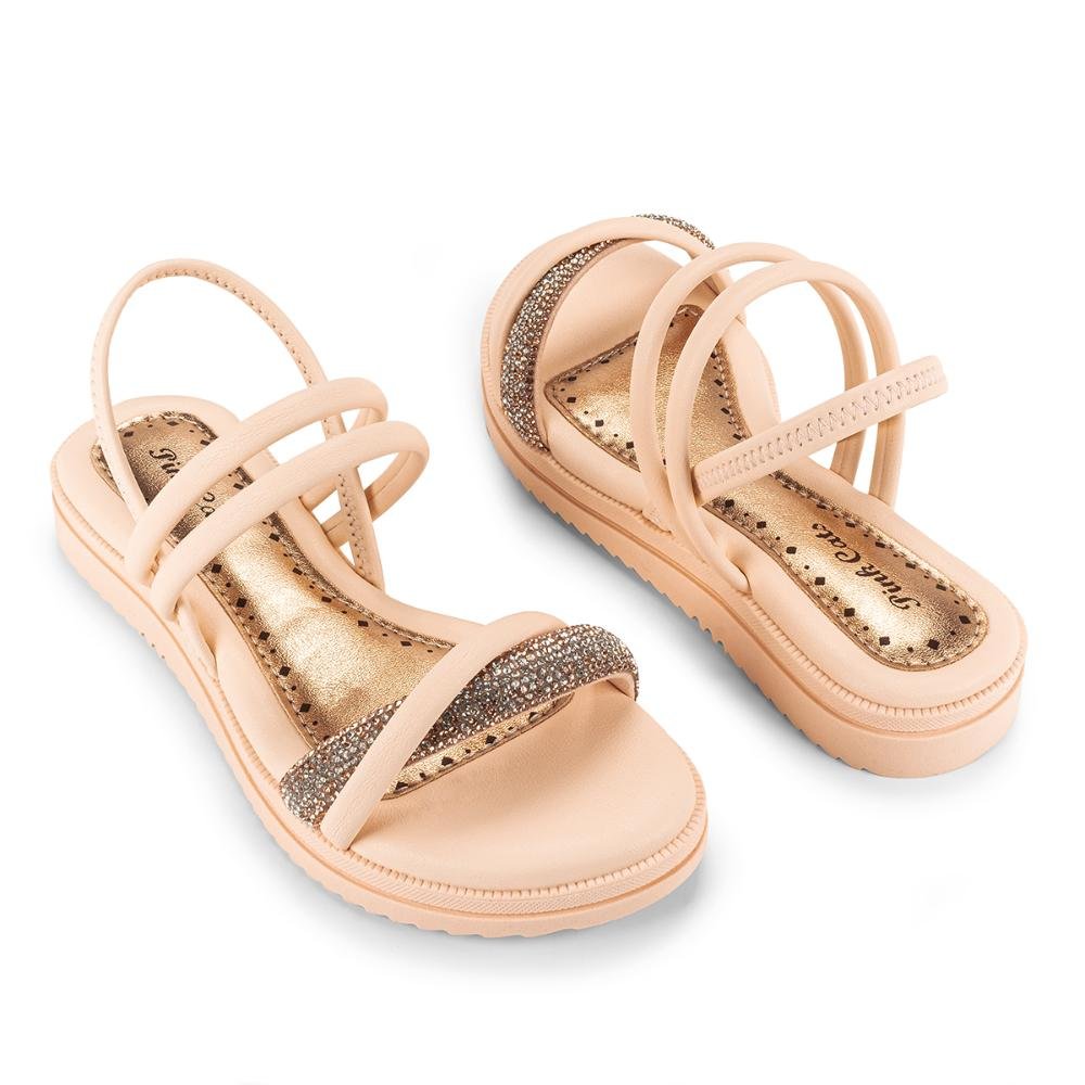 Sandália Pink Cats Infantil Flatform V4611 Laranja 6