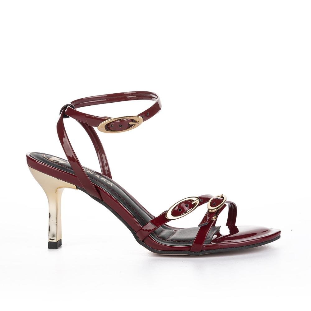 Sandália Tanara de Salto Alto T8672 Vermelho 1