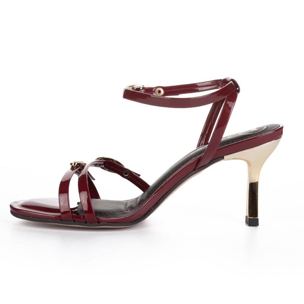 Sandália Tanara de Salto Alto T8672 Vermelho 3