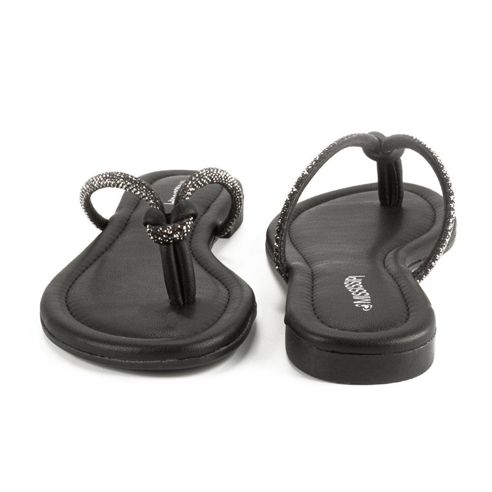 Chinelo Mississipi Com Brilhos MC011 Preto 4