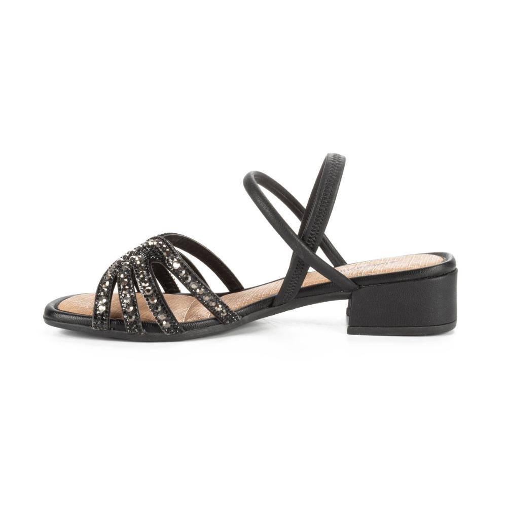 Sandália Mississipi de Salto Bloco Feminina MB992 Preto 2