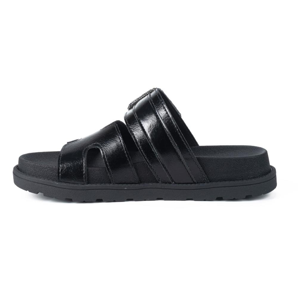 Slide Dakota Flatform Metalizado Y7823 Preto 3