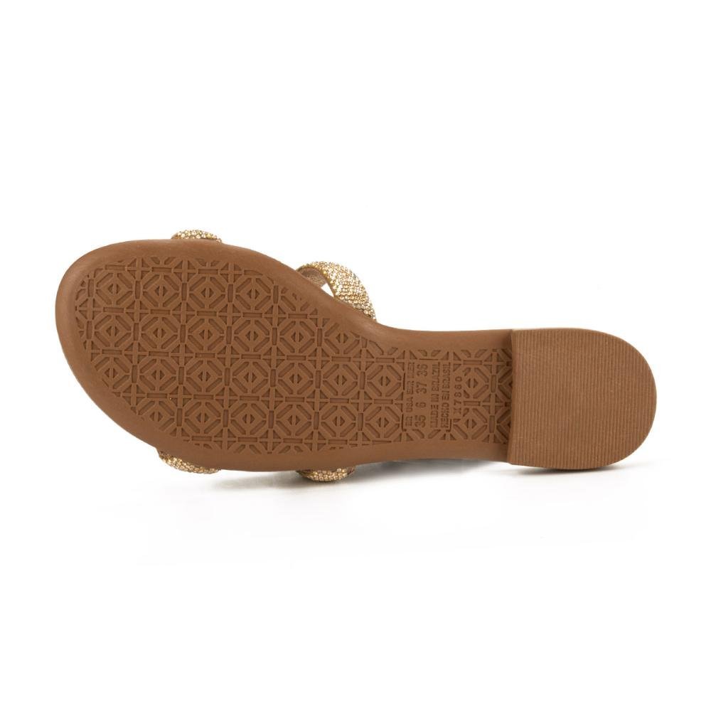 Slide Mississipi Com Brilhos Feminino MB281 Bege 5