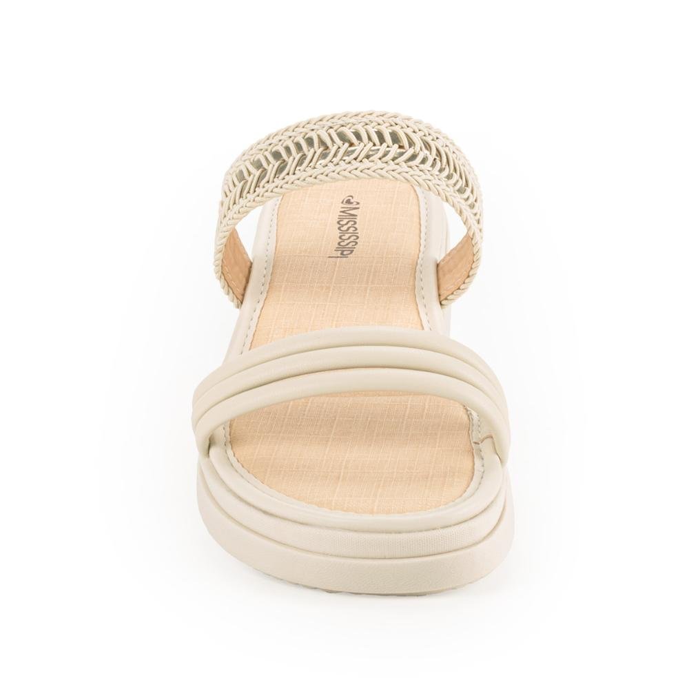 Slide Mississipi Flatform Feminino MB711 Off White 6