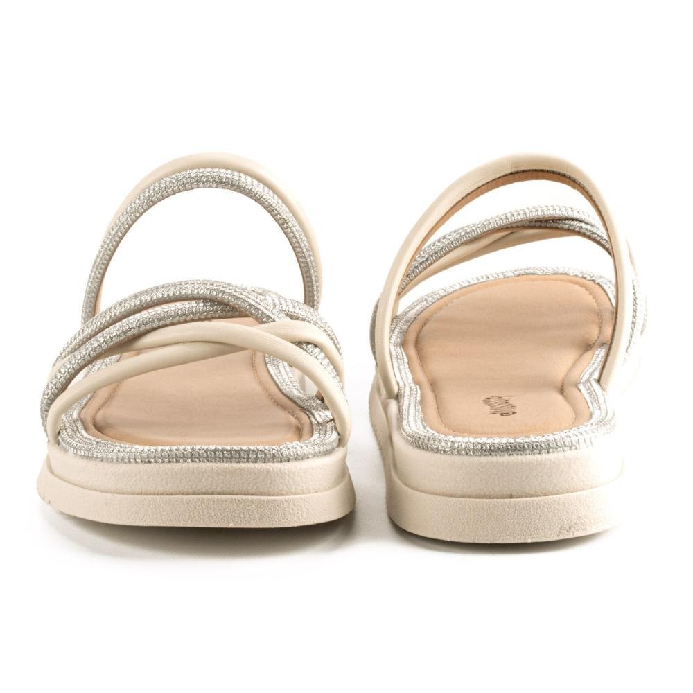 Slide Mississipi Flatform Feminino MB221 Off White 5