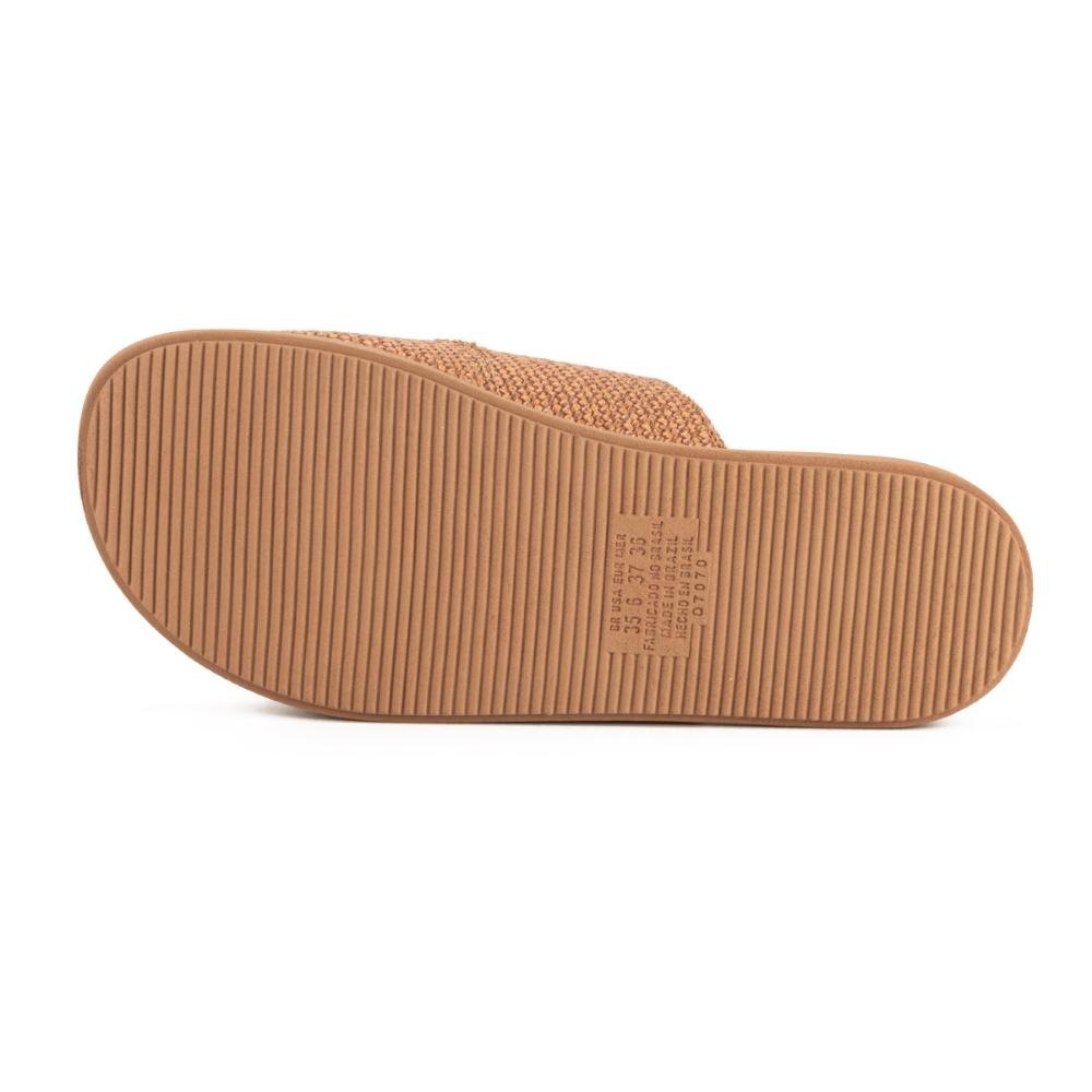 Slide Mississipi Flatform Feminino MB521 Caramelo 4