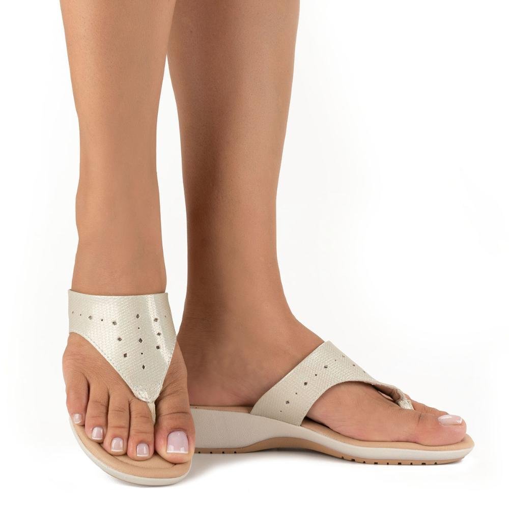 Tamanco Campesí Anabela Feminino CP462 Off White 2