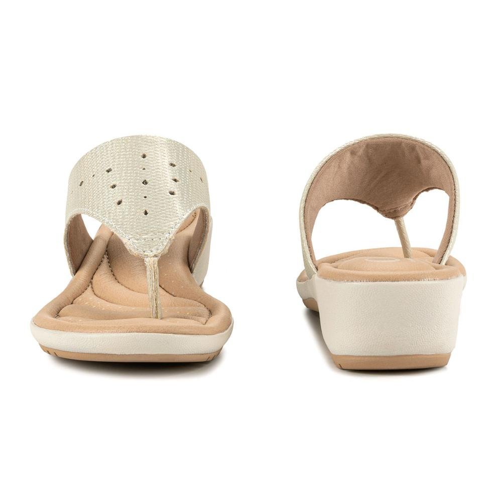 Tamanco Campesí Anabela Feminino CP462 Off White 4