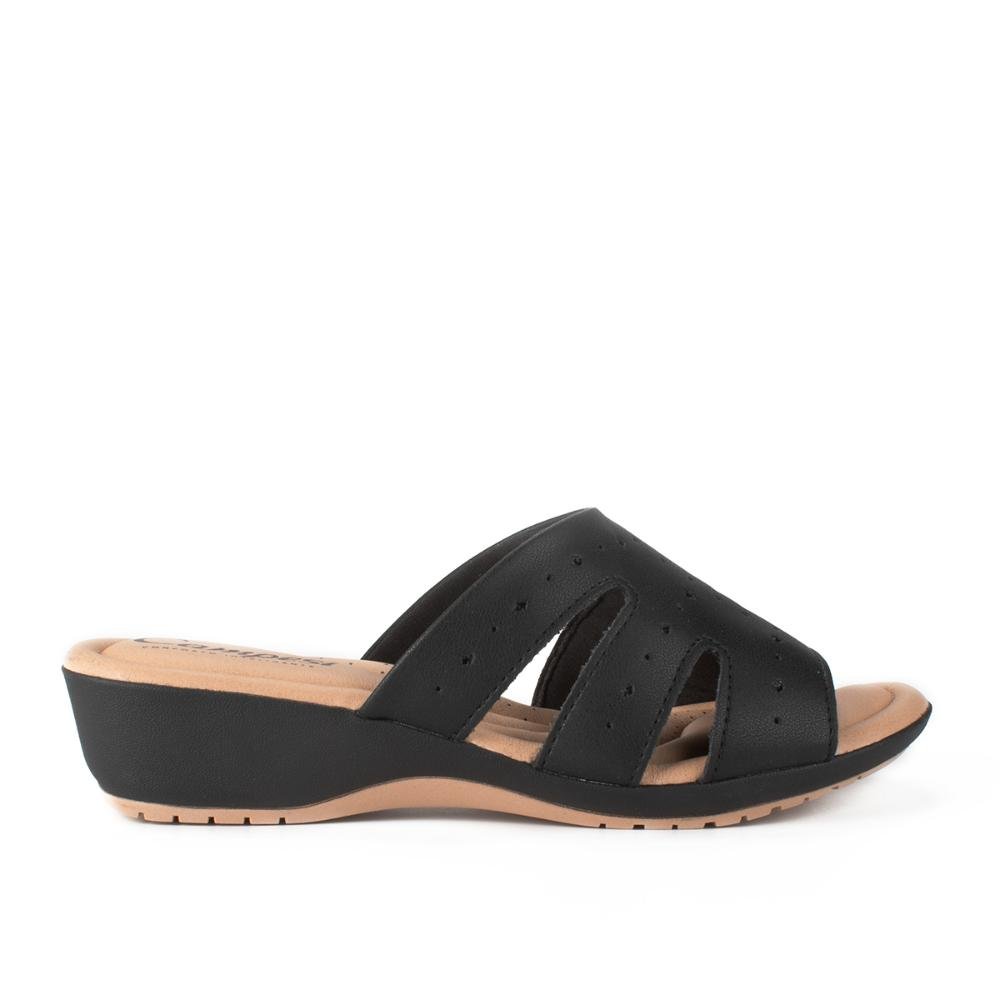 Tamanco Campesí Anabela Feminino CP463 Preto 1