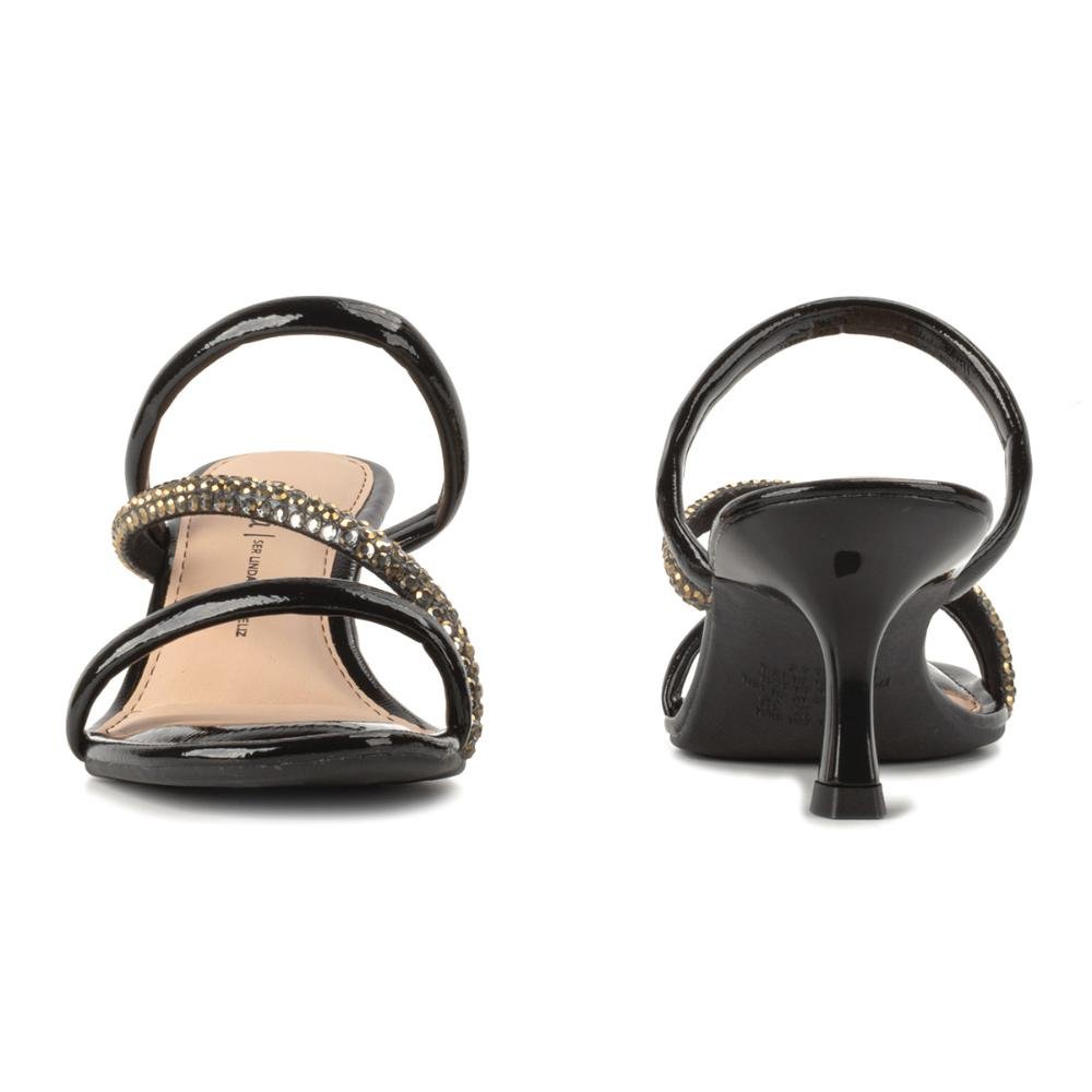 Tamanco Dakota de Salto Alto Y7843 Preto 4