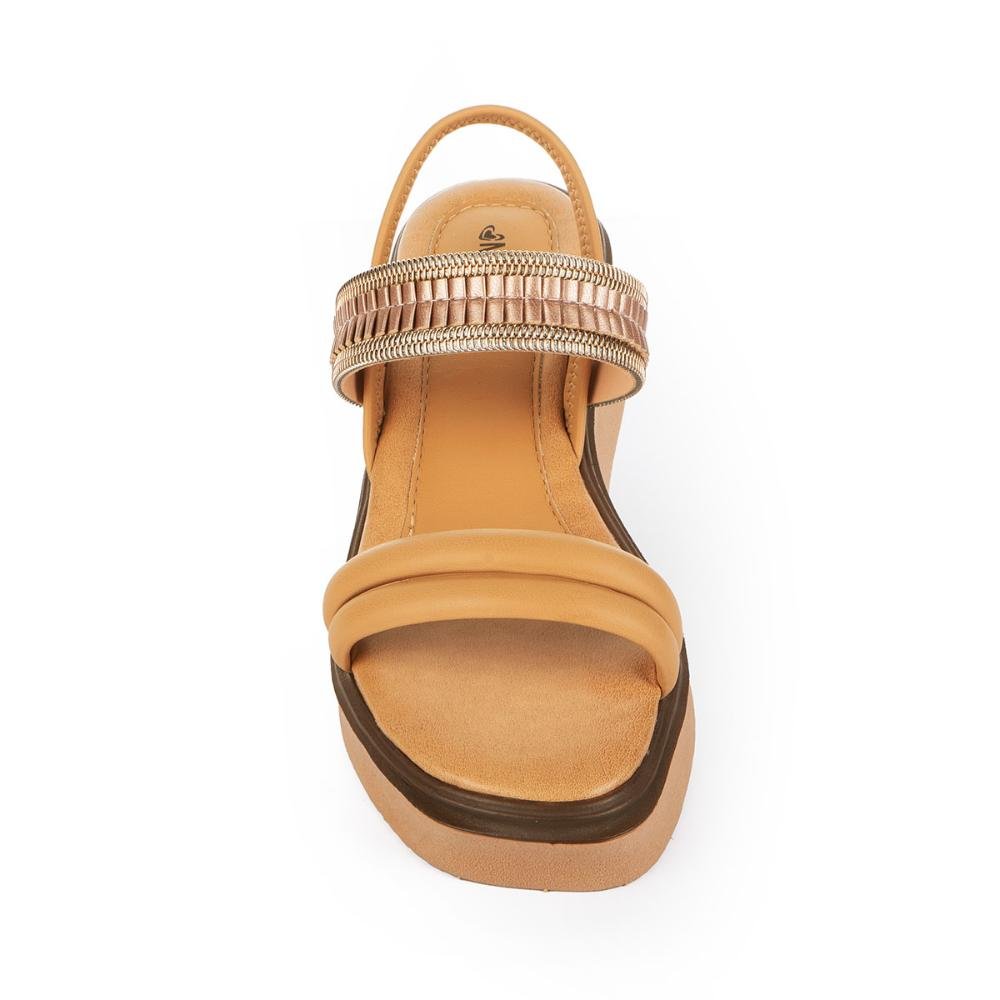 Sandália Mississipi Flatform MC122 Marrom 5