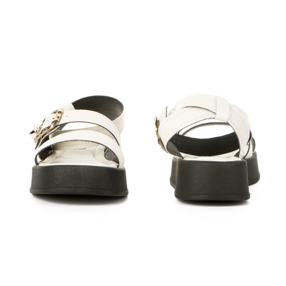 Sandália Dakota Flatform Claro Feminina Y8122 Off White 5