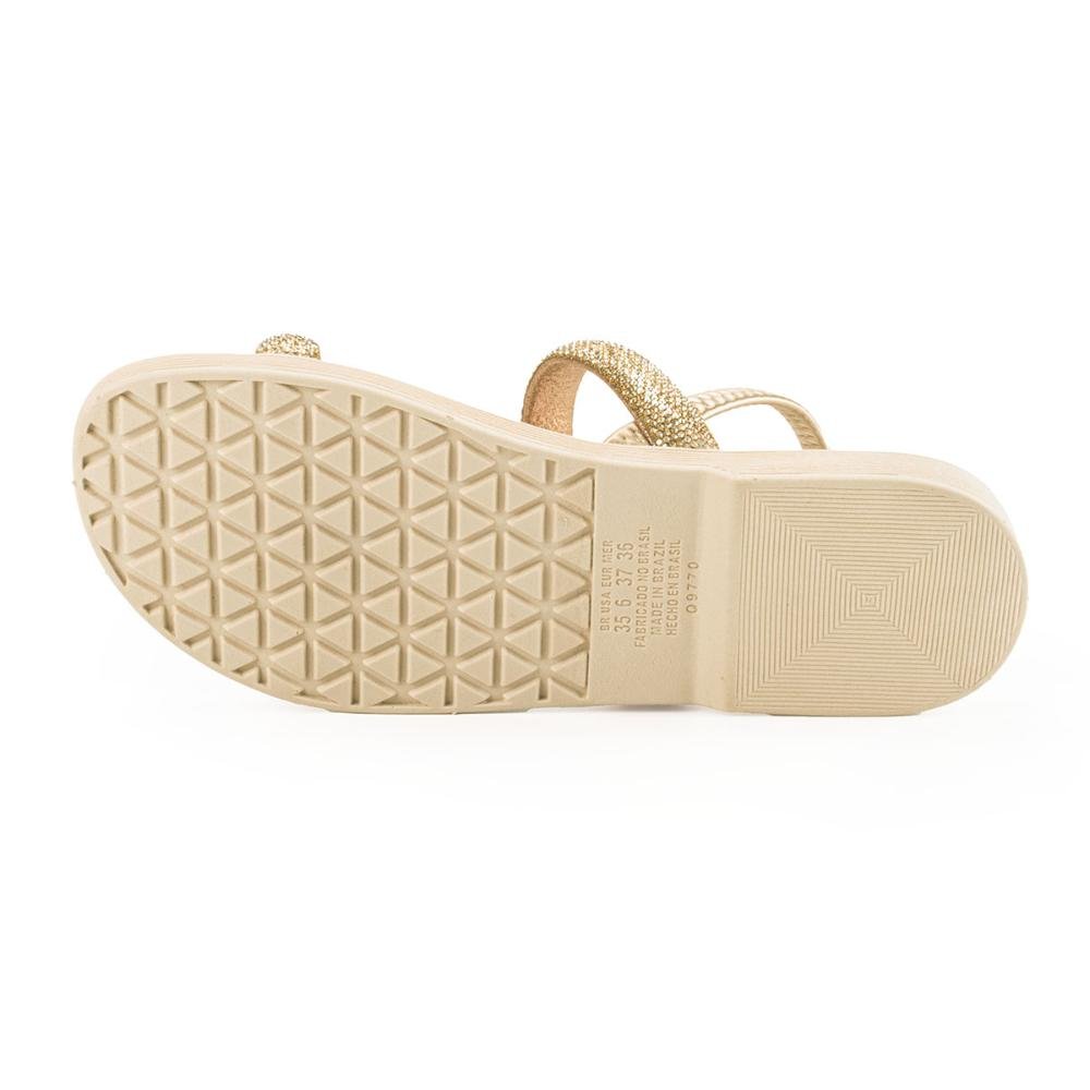 Sandália Mississipi Flatform Metalizada MC462 Dourado 5