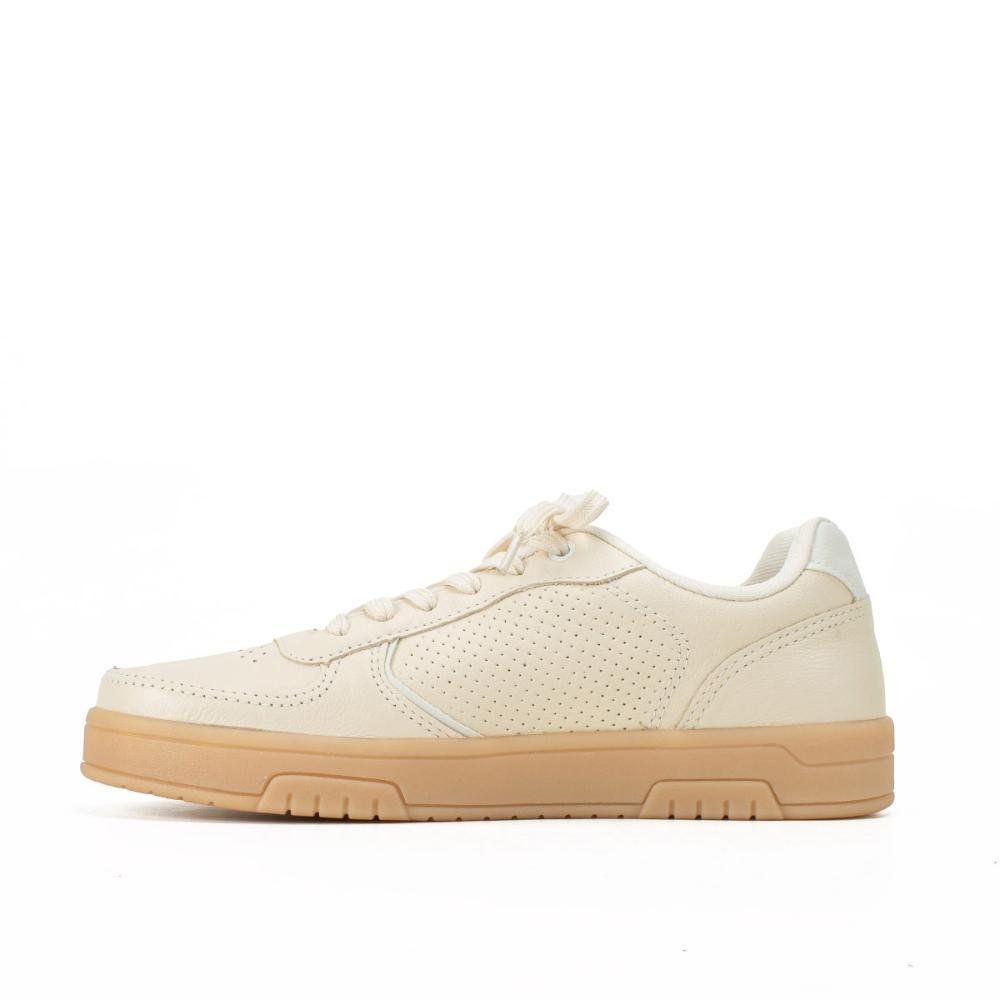 Tênis Kolosh Masculino Casual Em Couro H3446 Bege 2