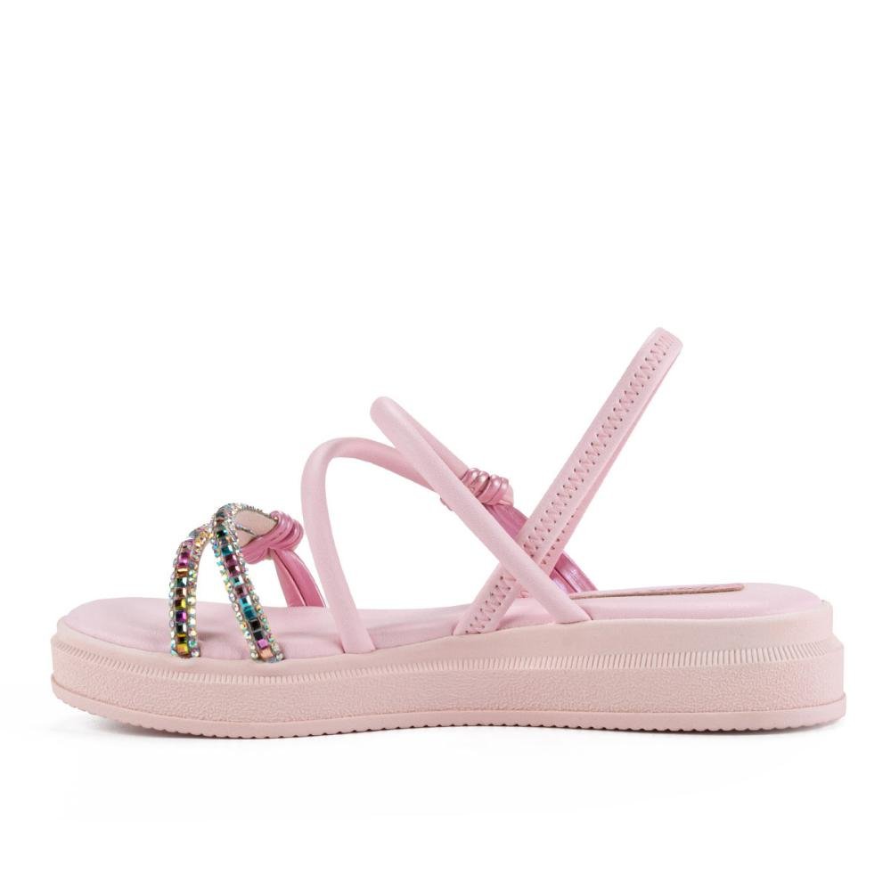 Sandália Pink Cats Infantil Flatform V4921 Rosa 2