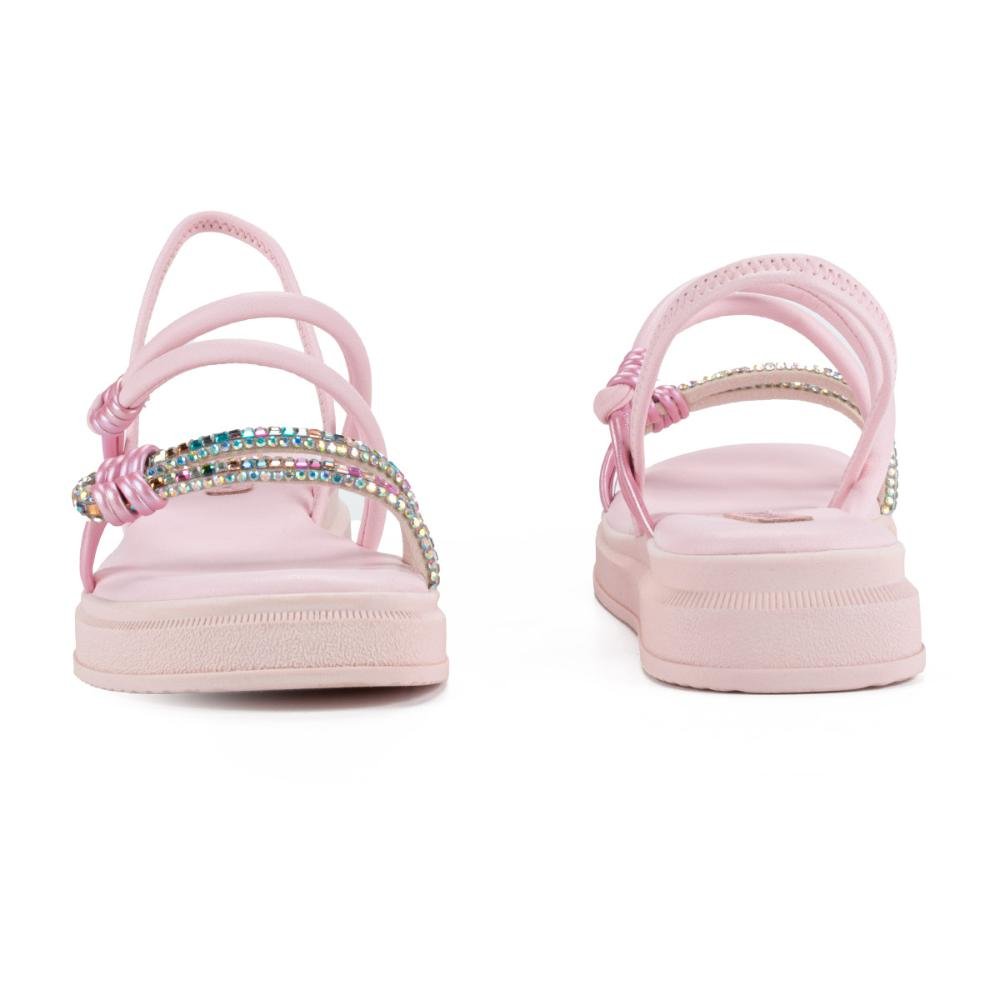 Sandália Pink Cats Infantil Flatform V4921 Rosa 3